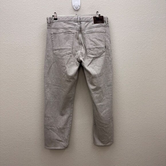 Linksoul 5 Pocket Classic Straight Light Gray Denim Jeans Pants Mens size 36 - Picture 5 of 8